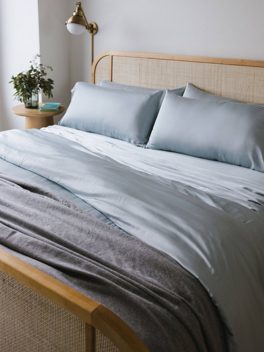 Premium Cooling Bamboo 1PC Duvet Cover 100% Bamboo Viscose