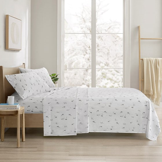 Ultra Soft Split King 5PC Flannel 100% Cotton Flannel Sheets