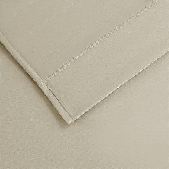 Madison Park Luxury 600TC 100% Pima Cotton Sheet Set With Beautiful Hem Stitching