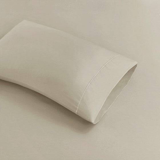 Madison Park Luxury 600TC 100% Pima Cotton Sheet Set With Beautiful Hem Stitching