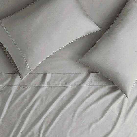 Madison Park Luxury 600TC 100% Pima Cotton Sheet Set With Beautiful Hem Stitching