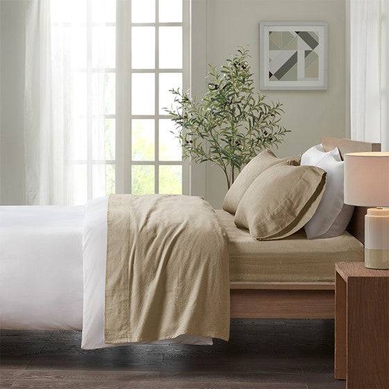 Sleep Philosophy Ultra Soft Flannel 100% Cotton Flannel Sheet Set Solid & Printed Sets - Quahog Bay Bedding