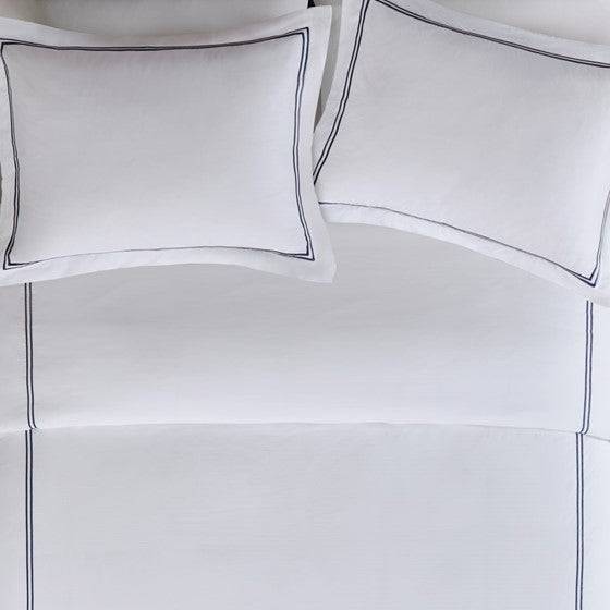 Luxury 500TC Cotton Embroidered Comforter Set 5PC