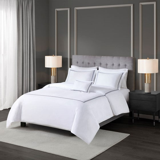 Luxury 500TC Cotton Embroidered Comforter Set 5PC