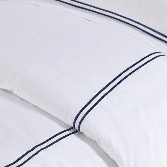 Luxury 500TC Cotton Embroidered Comforter Set 5PC